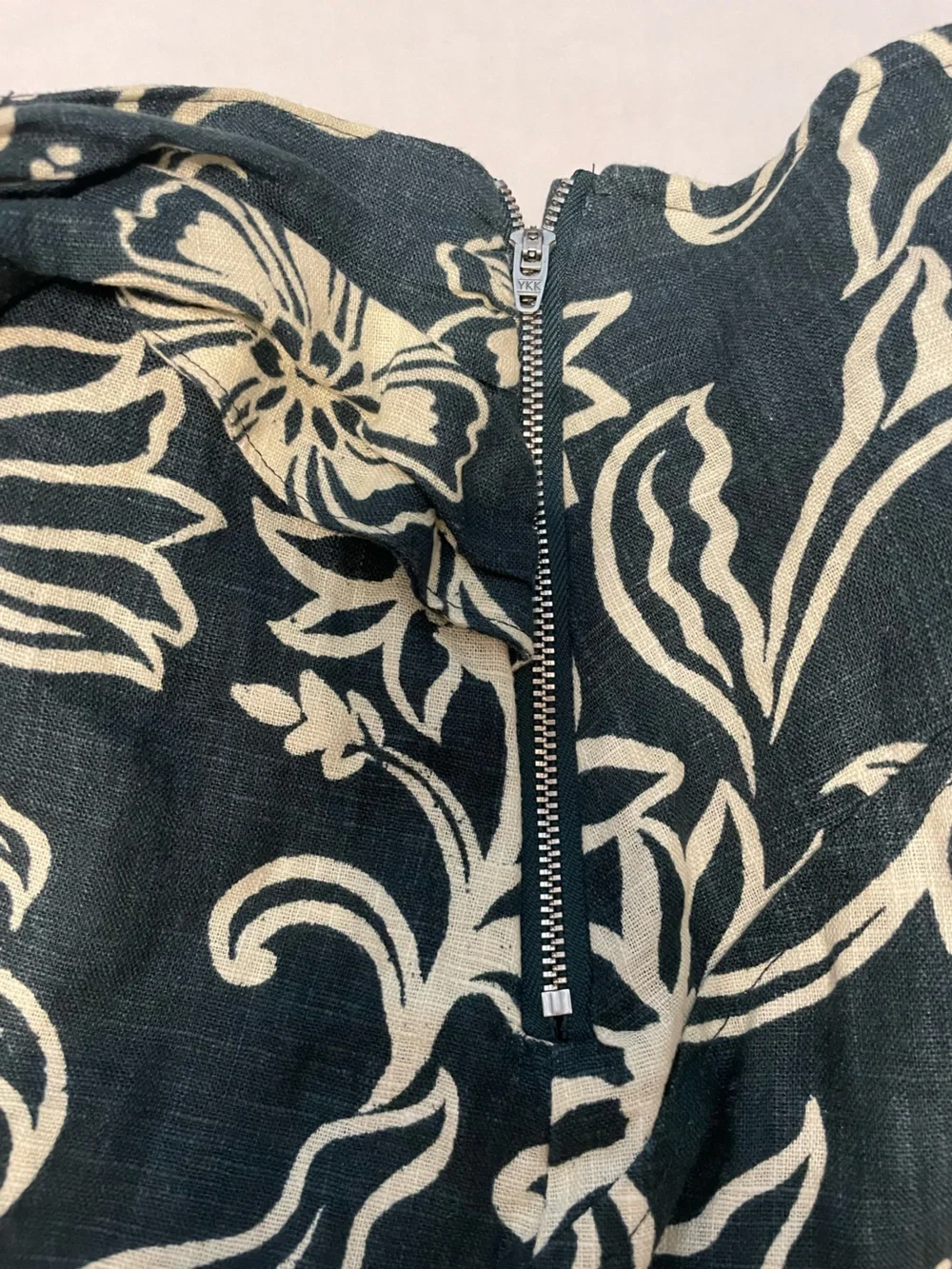 Free People Sweet As A Beach Floral Wrap Skirt in Green and White 8